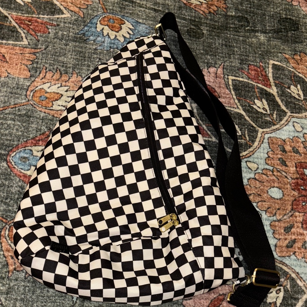 Checkered Crossbody Bag